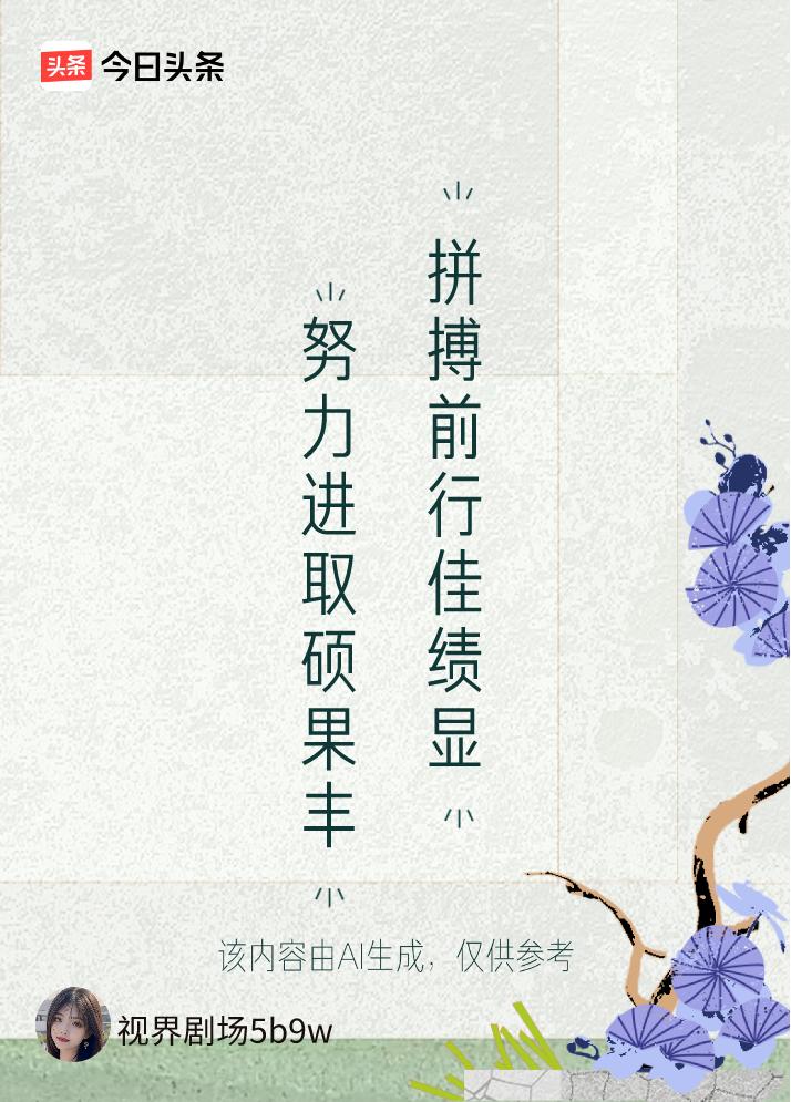 关于志在必得，选手力争上游，决心创造佳绩的信息