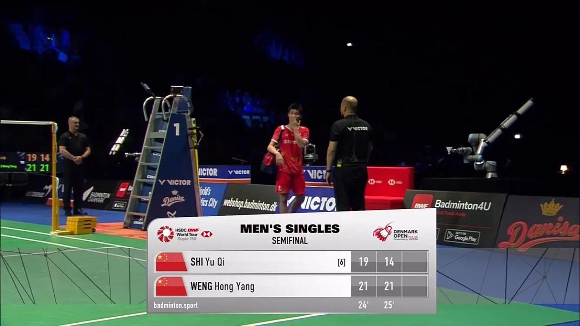 中国队碾压丹麦队，石宇奇带队取胜